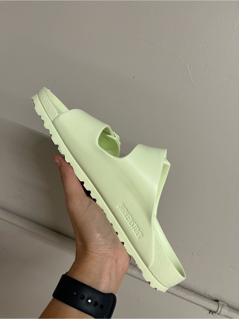 Birkenstock Arizona EVA Sandals in Pale Mint - Picture 3 of 4